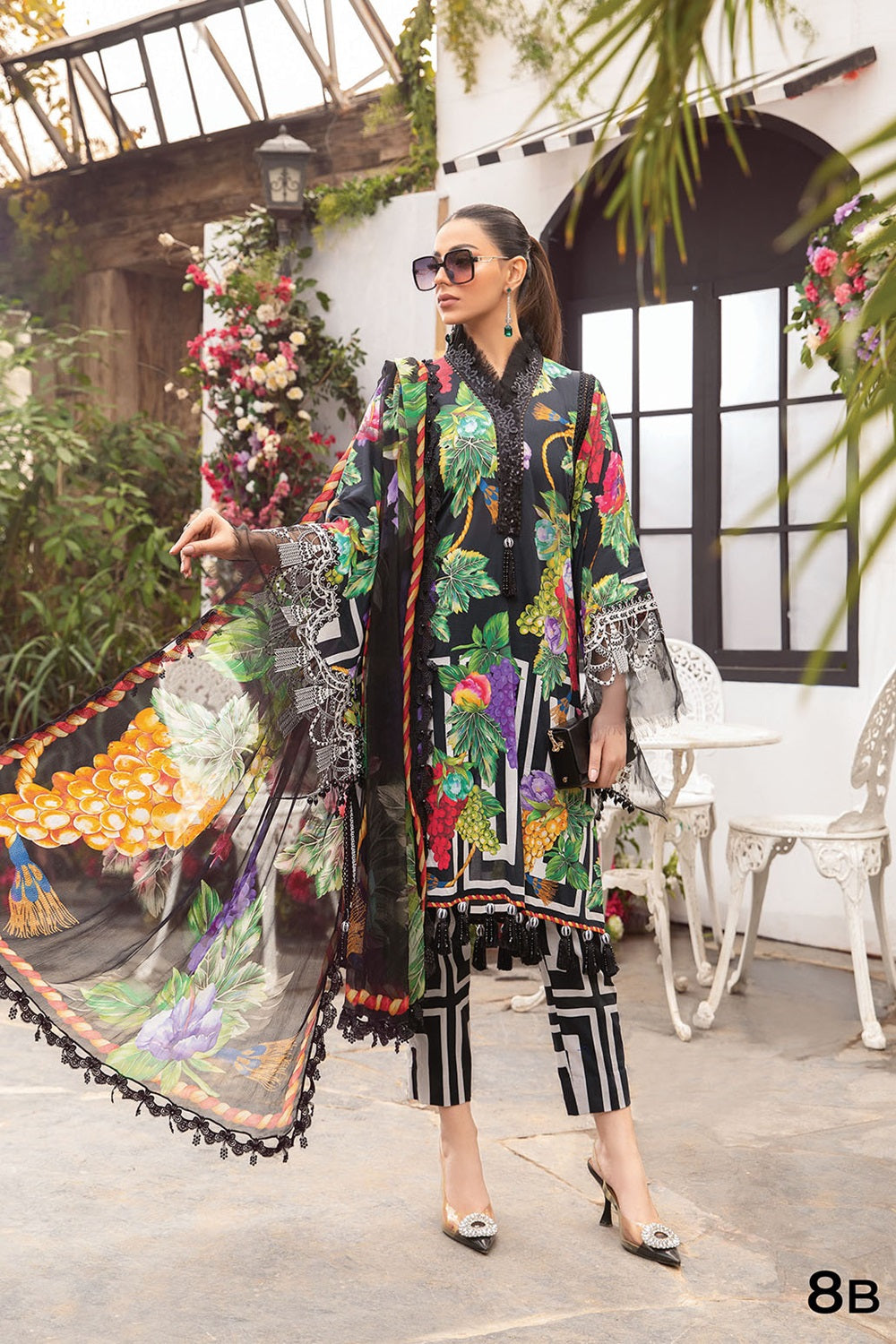 M.PRINTS BY MARIA B. - SPRING SUMMER EDIT’ 24 - DESIGN 8B - TC-806