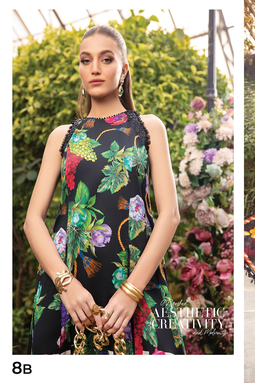 M.PRINTS BY MARIA B. - SPRING SUMMER EDIT’ 24 - DESIGN 8B - TC-806