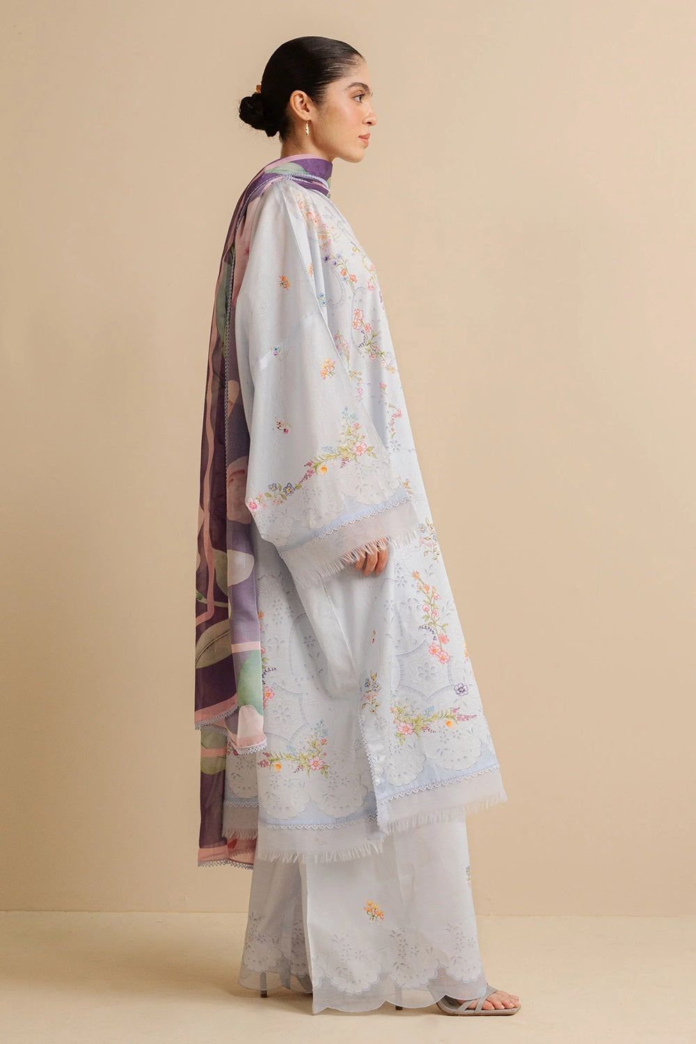 Original Factory Leftover Coco by Zara Shahjahan Digital Print Lawn - Aria-3A - TC-1310
