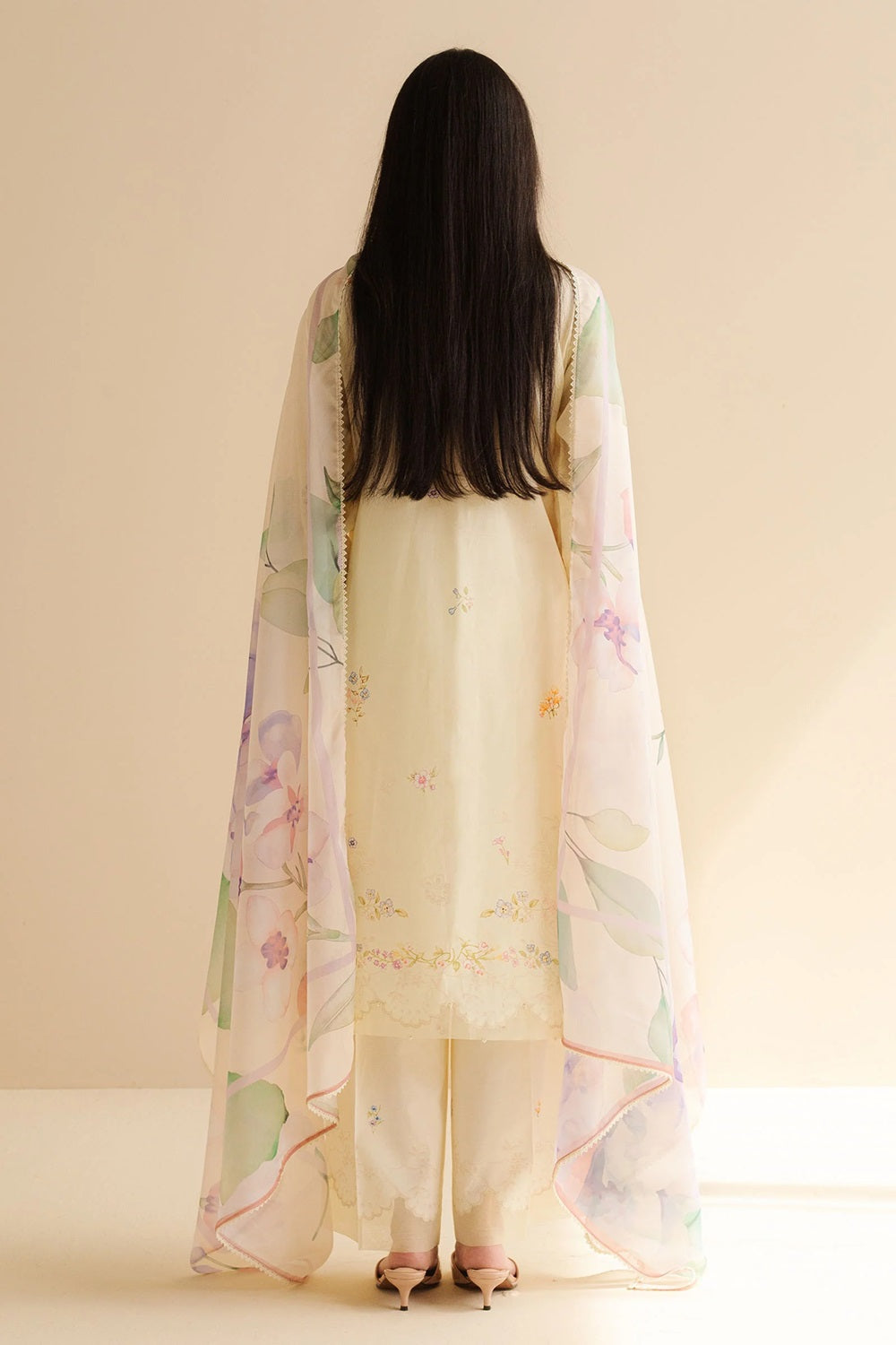Original Factory Leftover Coco by Zara Shahjahan Digital Print Lawn - Aria-3B - TC-1311