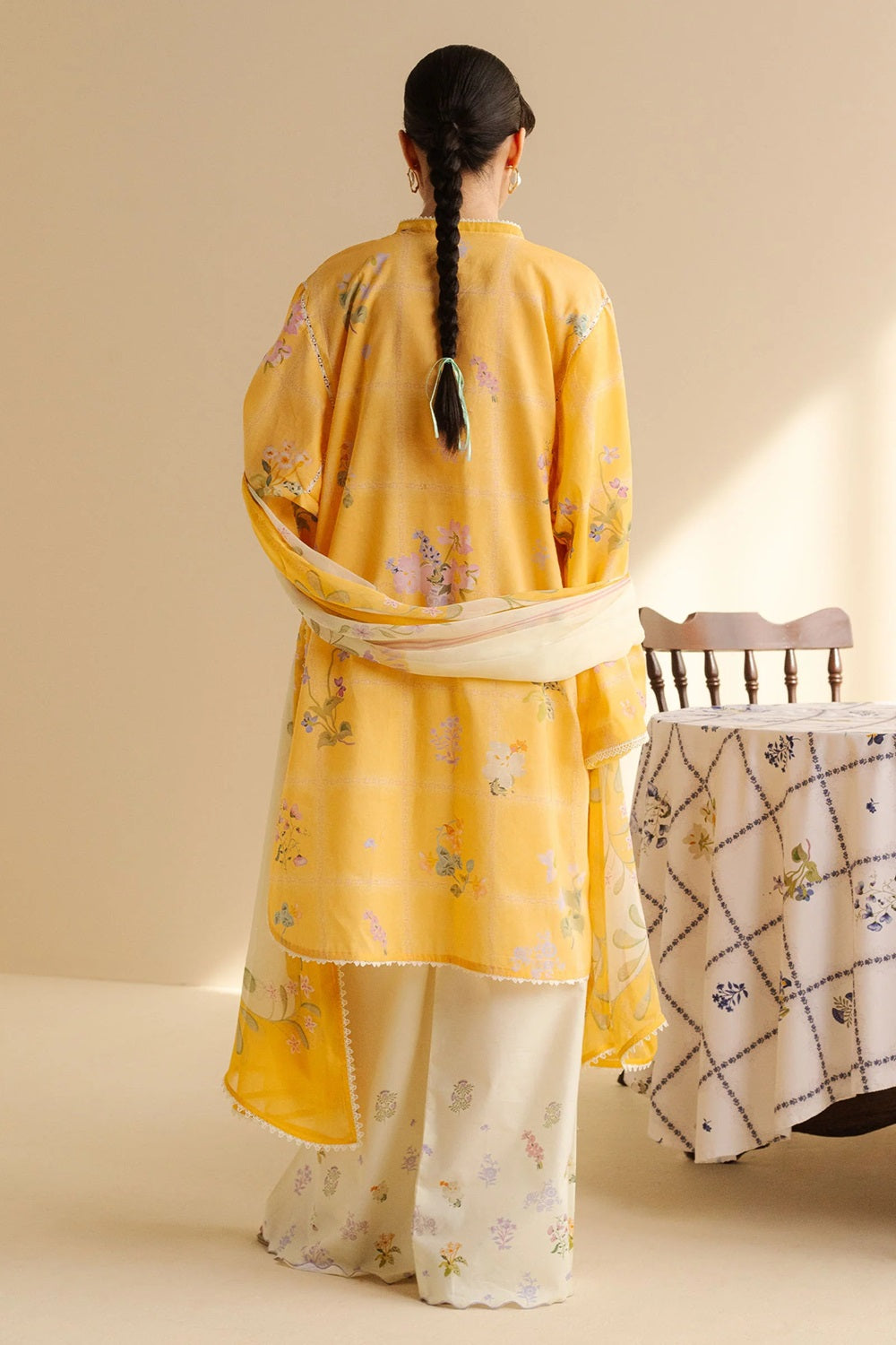 Original Factory Leftover Coco by Zara Shahjahan Digital Print Lawn - Luna-10B - TC-1296