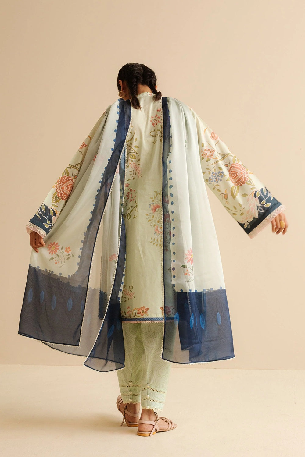 Original Factory Leftover Coco by Zara Shahjahan Digital Print Lawn - Vara-8A - TC-1301