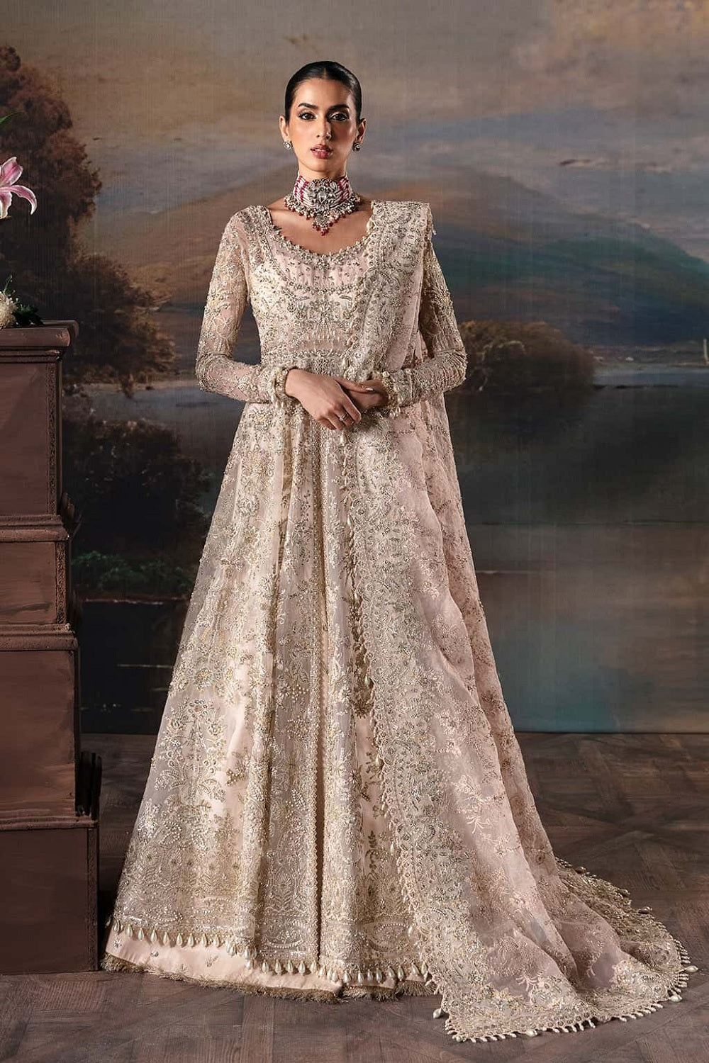 Afrozeh Brides Clara 582 | Luxury Wedding Maxi Dress 2025 - TC-1369