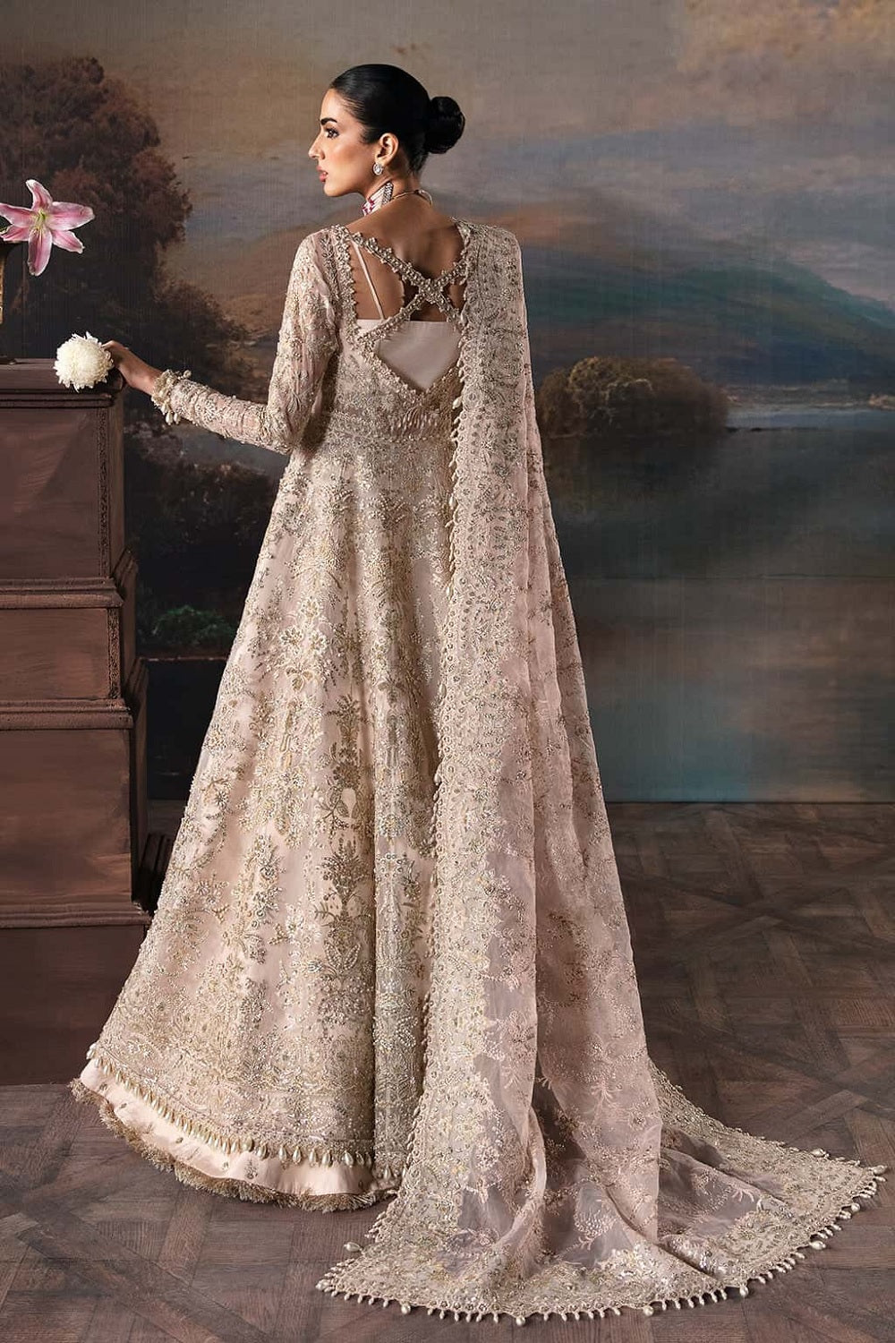 Afrozeh Brides Clara 582 | Luxury Wedding Maxi Dress 2025 - TC-1369