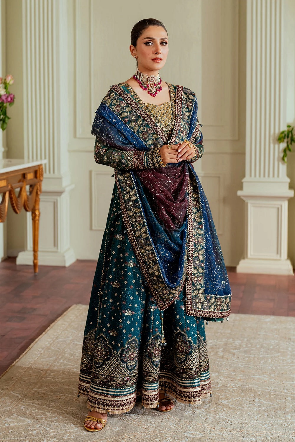 Baroque Chantelle Embroidered Formal Chiffon'25 - CH13-03 - TC-1325