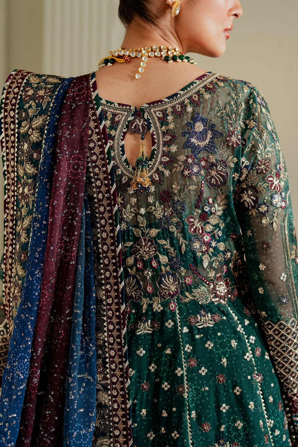 Baroque Chantelle Embroidered Formal Chiffon'25 - CH13-03 - TC-1325