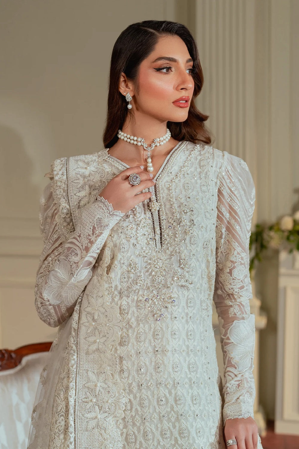 Baroque Chantelle Embroidered Formal Chiffon'25 - CH13-02 - TC-1371