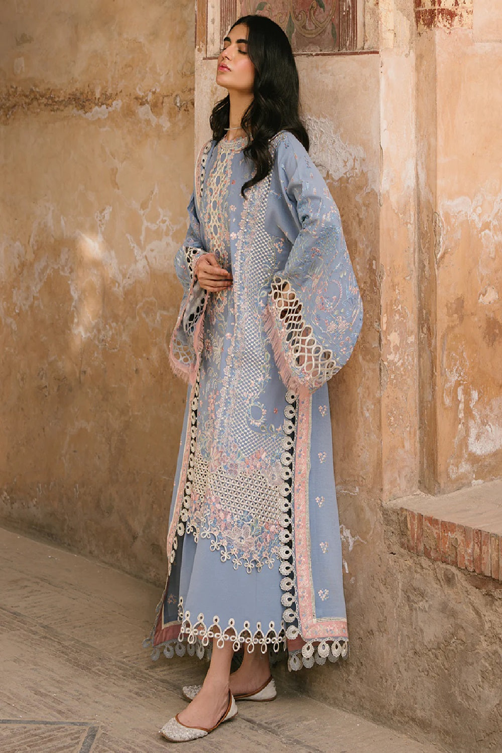 Gulabi Baagh by Bin Ilyas Luxury Embroidered Lawn'25 151 - B - TC-1333