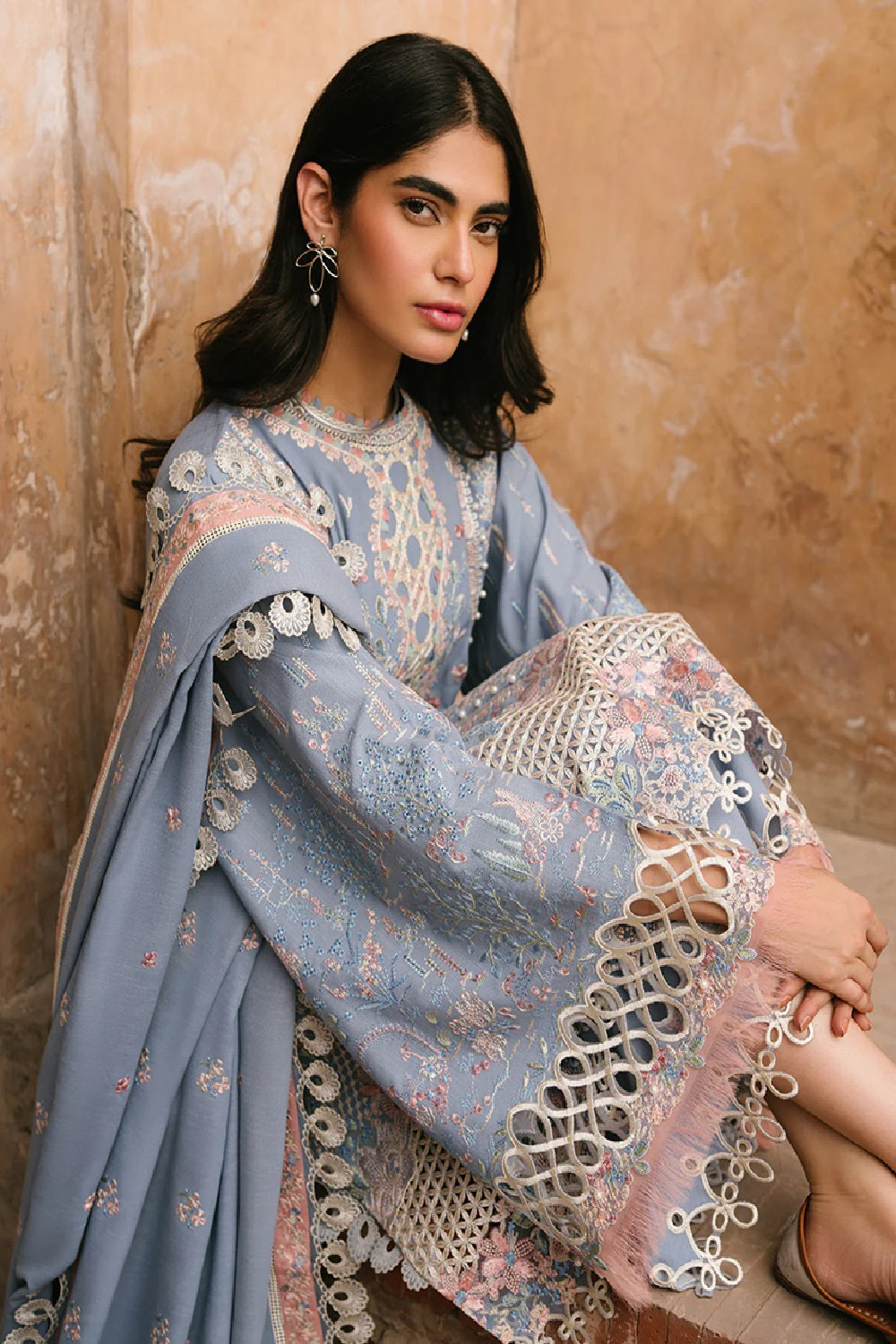 Gulabi Baagh by Bin Ilyas Luxury Embroidered Lawn'25 151 - B - TC-1333