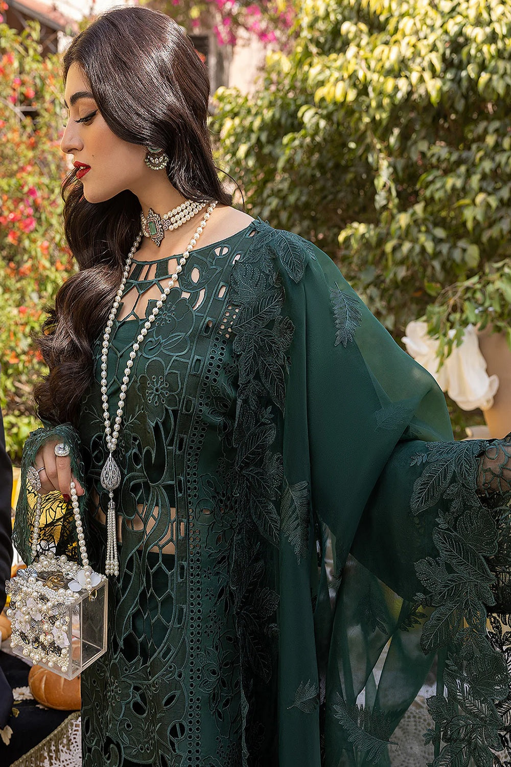 Bin Ilyas Cheri Festive Summer Luxury Lawn'25 708 - B - TC-1281