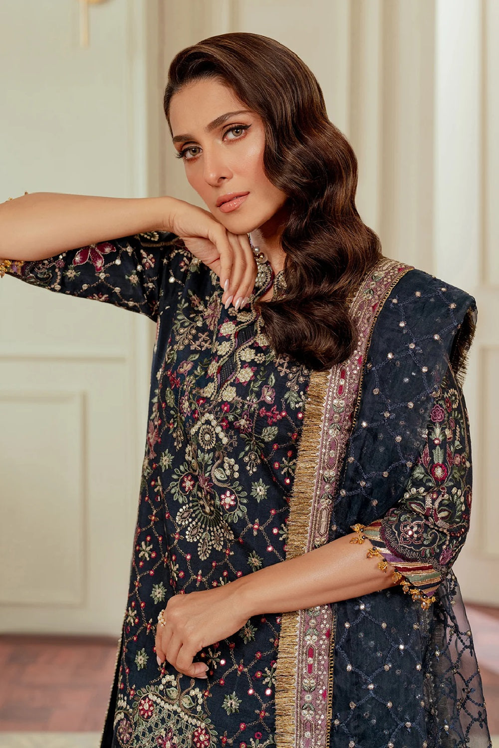 BAROQUE EMBROIDERED LUXURY LAWN CH13-07 - TC-1214