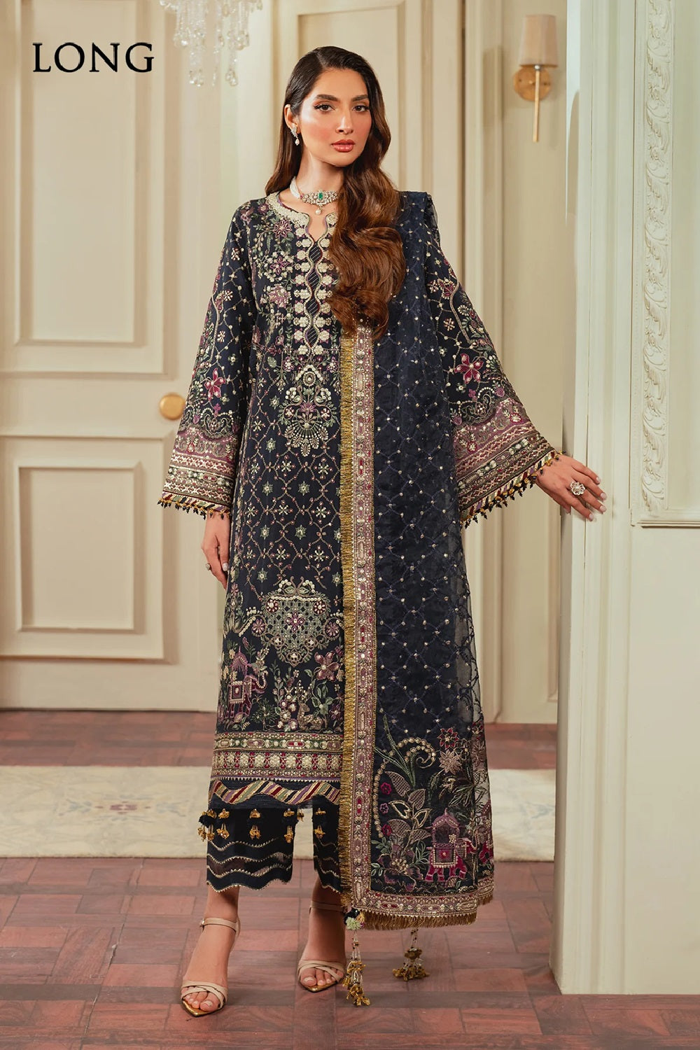 BAROQUE EMBROIDERED LUXURY LAWN CH13-07 - TC-1214