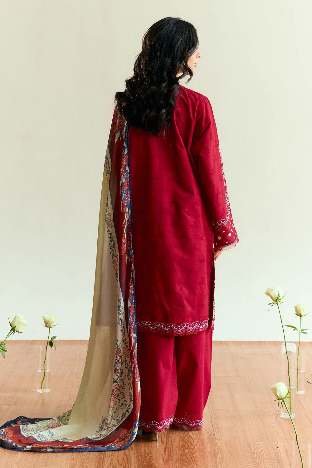 Coco by Zara Shahjahan Festive Lawn'25 Alba-D8 - TC-1326