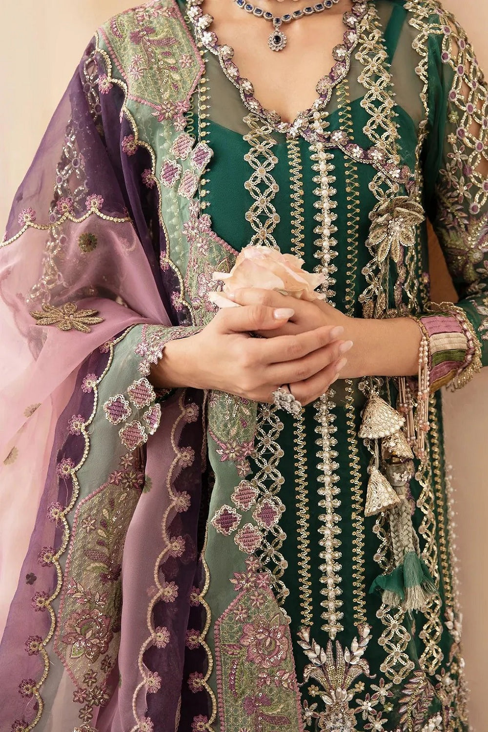 Elaf - Celebrations - Luxury Formal Handwork Collection - ECH-07 AYZEL - TC-1368