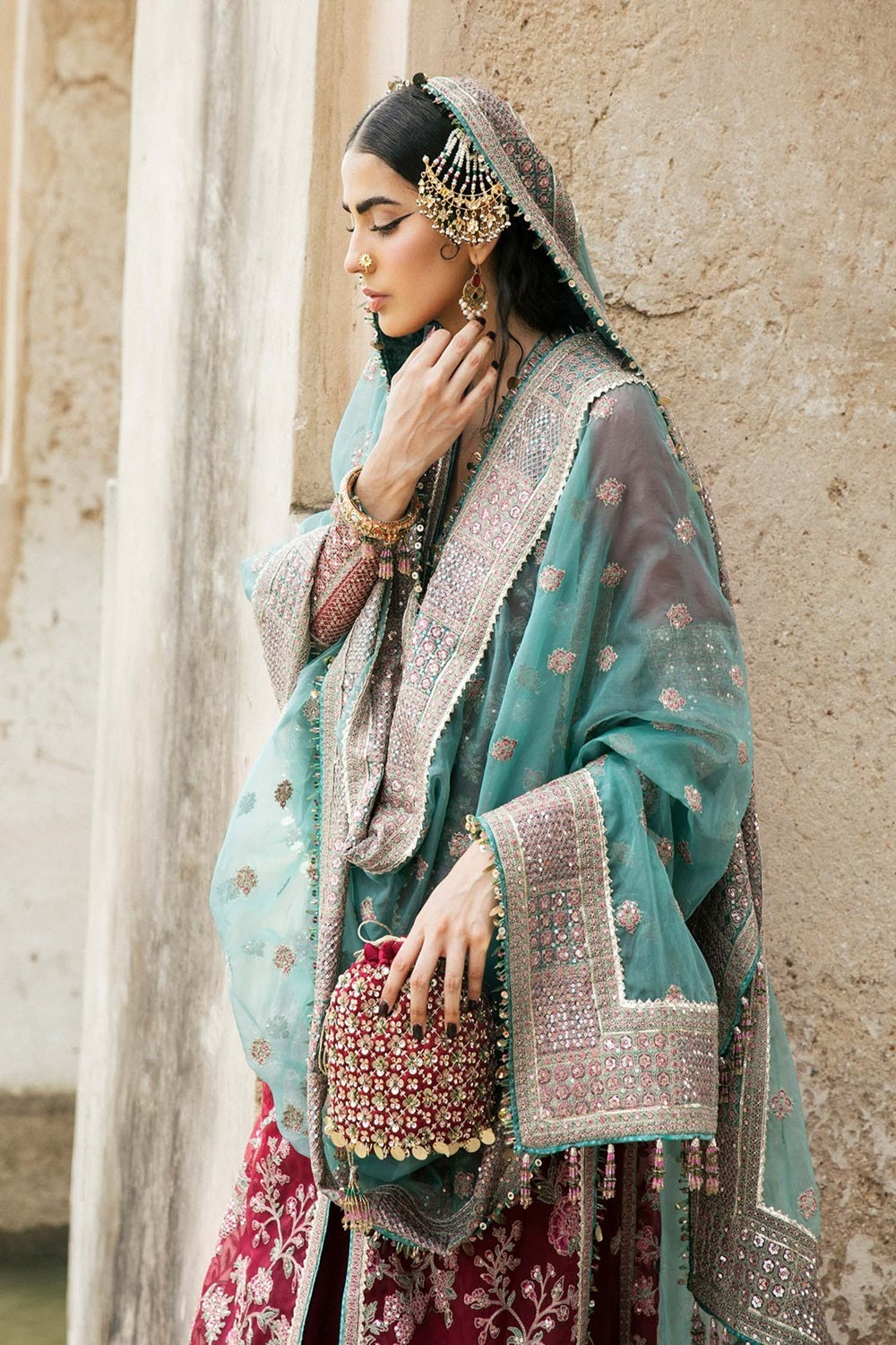 Hussain Rehar Festive Paar Collection'25 Ruby - TC-1198
