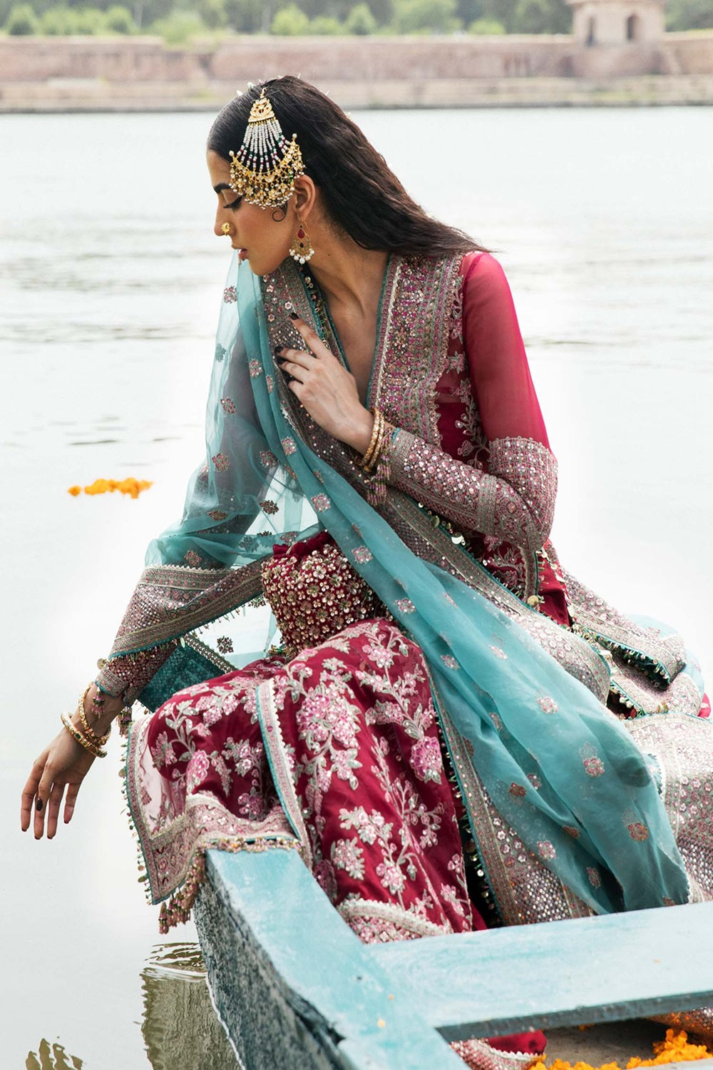 Hussain Rehar Festive Paar Collection'25 Ruby - TC-1198