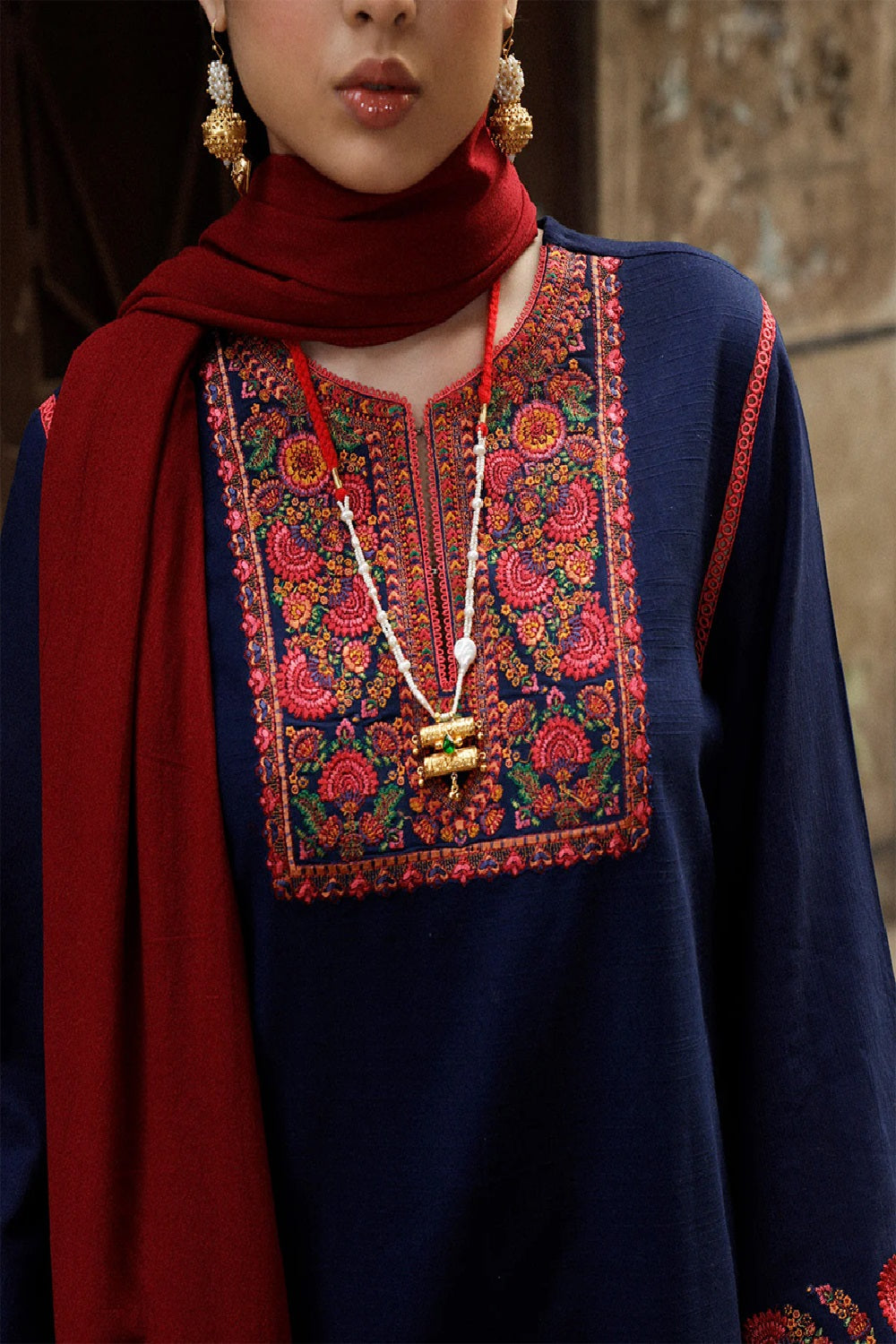 Jugnu MOSAIC Luxury Chikankari Lawn Edition'25 - TC-1216