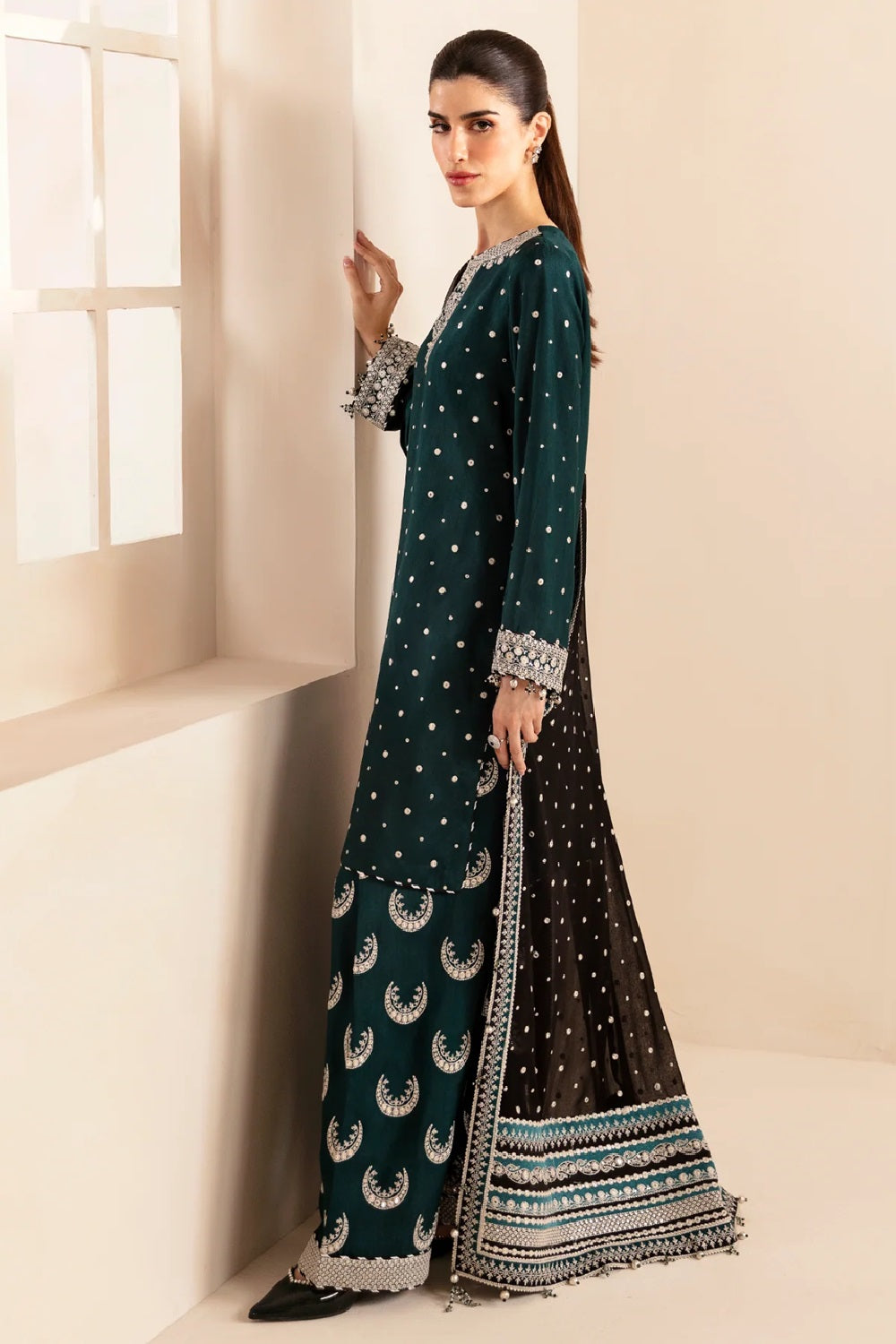 Jazmin Premium Embroidered Raw Silk UR-7035 - TC-1316