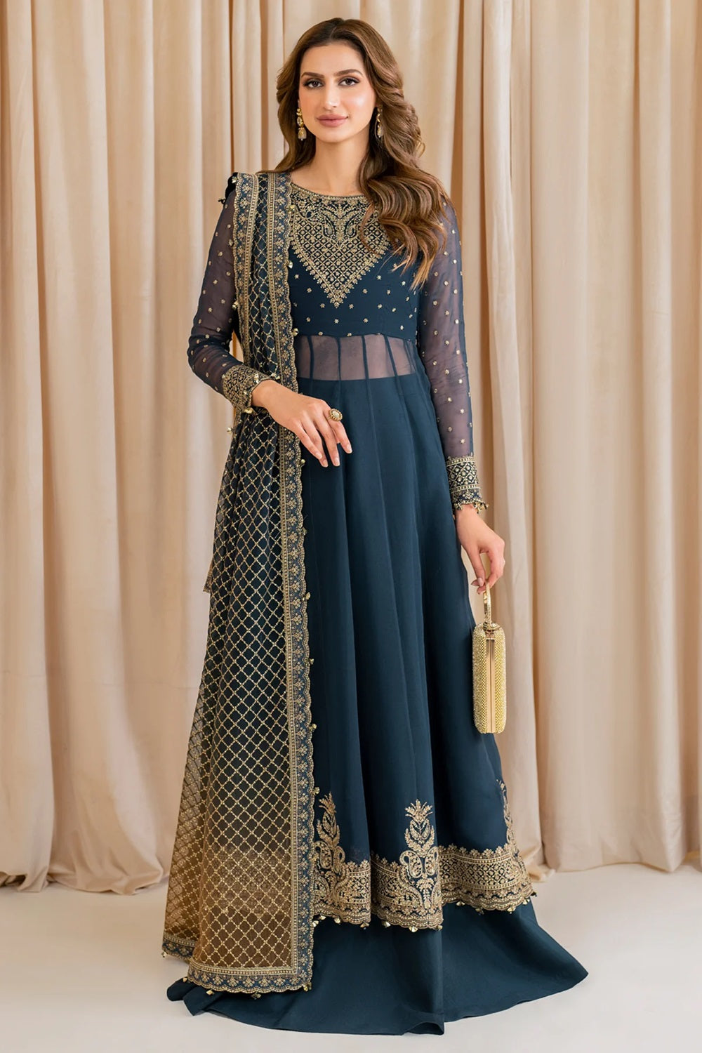 Jazmin Embroidered Chiffon UC-3047 - TC-1061