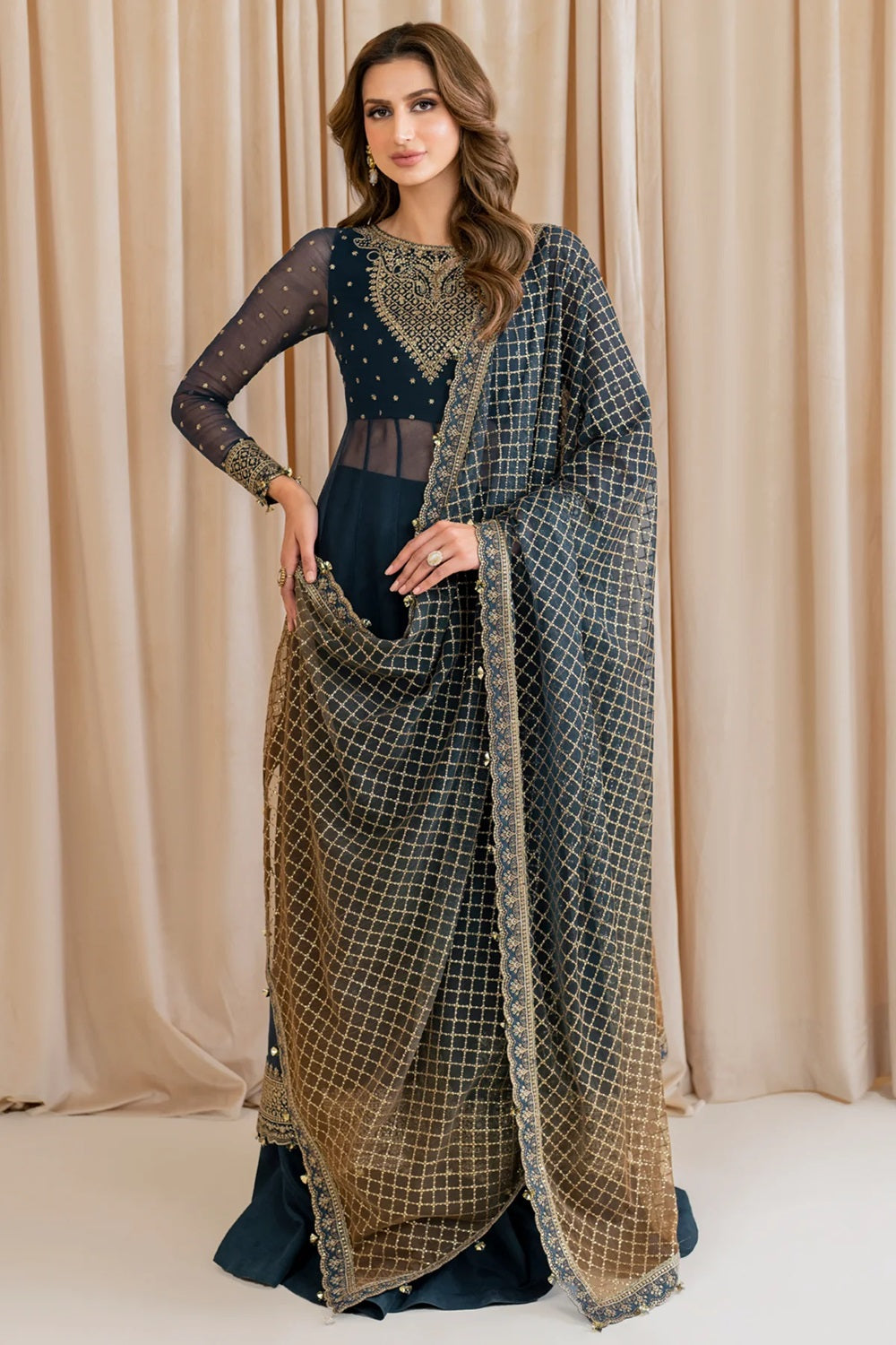 Jazmin Embroidered Chiffon UC-3047 - TC-1061