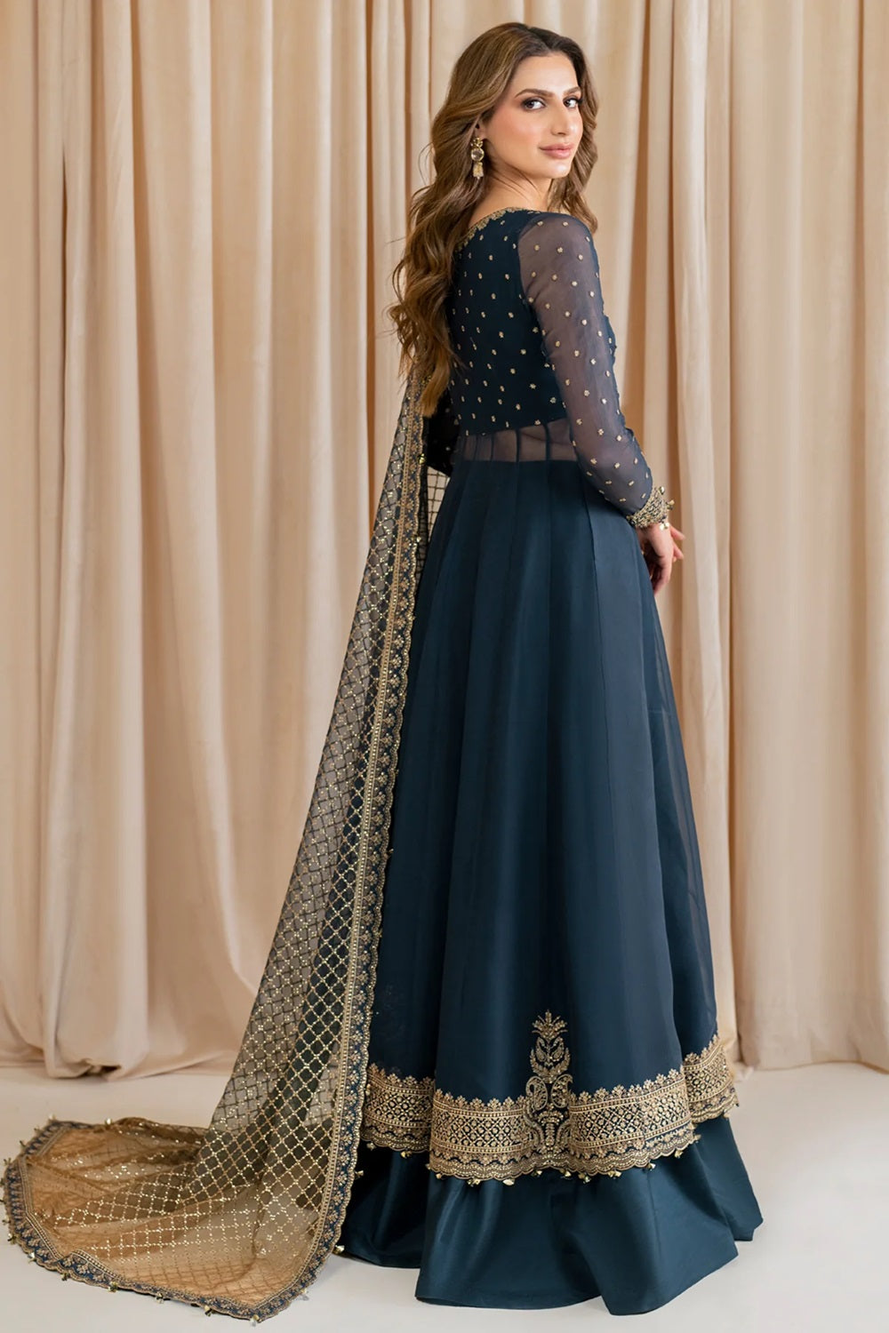 Jazmin Embroidered Chiffon UC-3047 - TC-1061