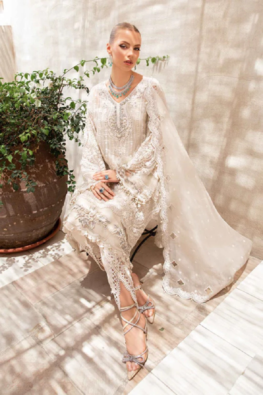 Maria.B. Mbroidered Wedding Edition' 25 - PEARLA FX-863 - TC-1350