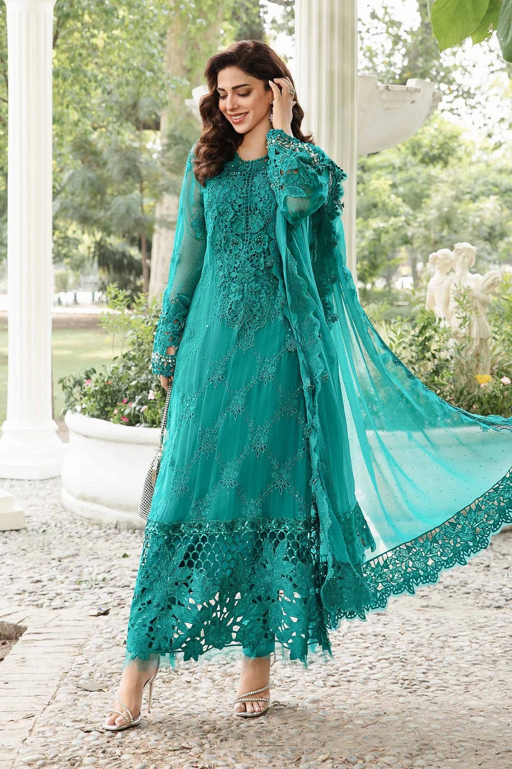 Maria.B. Mbroidered Embroidered Chiffon - MPC-24-105 - TC-1056