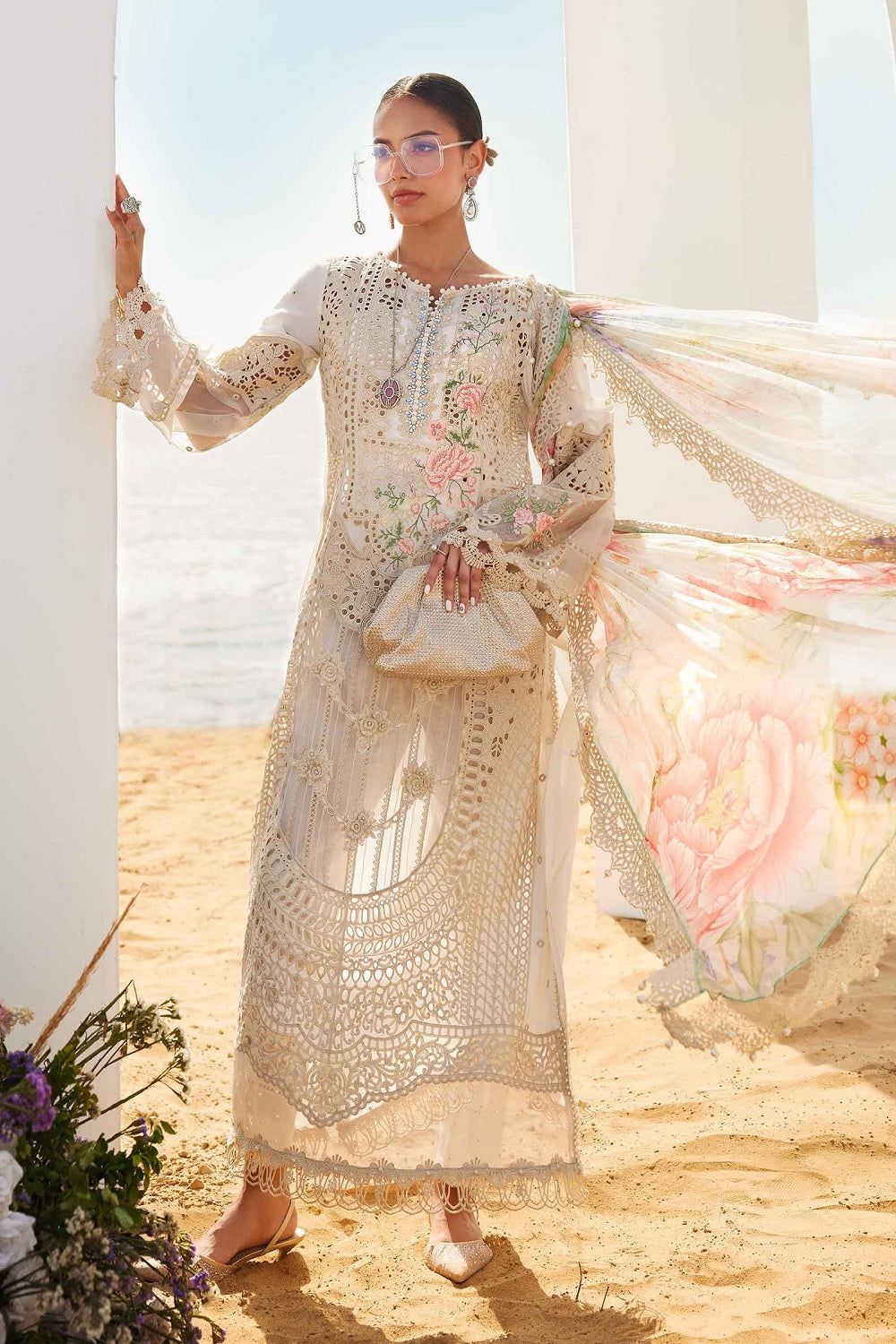 Maria.B Eid Luxury Lawn'25 EL-25-07 - TC-1270
