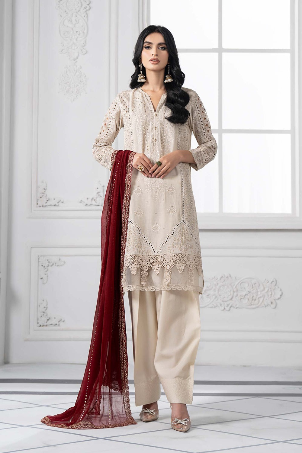 Maria.B. Voyage a'LUXE x Morocco Luxury Lawn' 25 D-2511-B - TC-1252