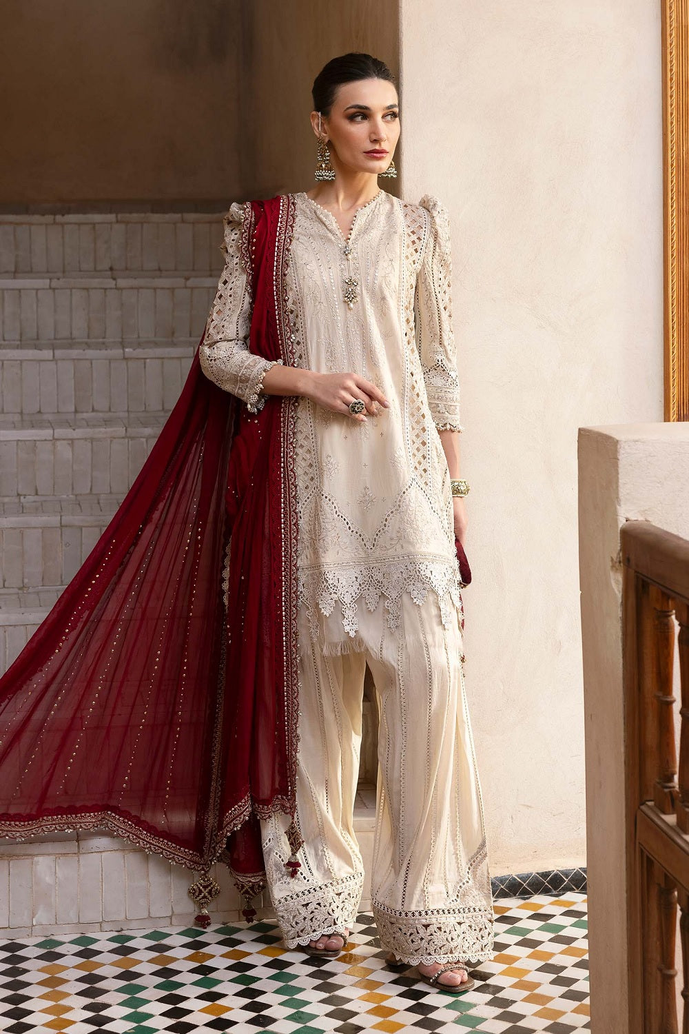 Maria.B. Voyage a'LUXE x Morocco Luxury Lawn' 25 D-2511-B - TC-1252