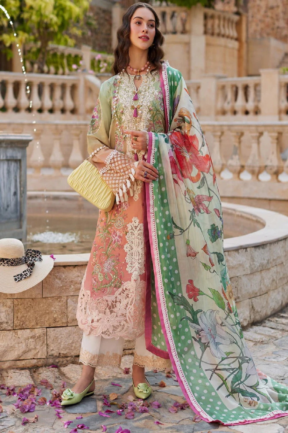 Mushq Te Amo Luxury Lawn Edition - MSL-2413 Venice Verve - TC-1246