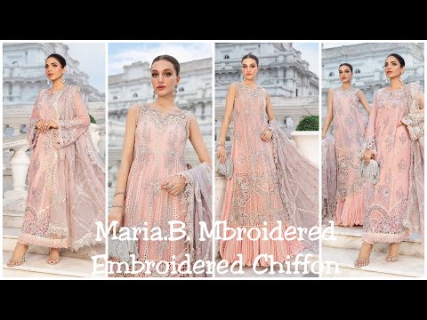 Maria.B. Mbroidered Embroidered Chiffon - MPC-24-106 - TC-999