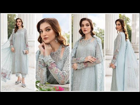 Maria.B. Mbroidered Embroidered Chiffon'24 - MPC-24-103 - TC-1003