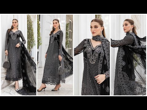 Maria.B. Mbroidered Embroidered Chiffon'24 - MPC-24-101 - TC-982