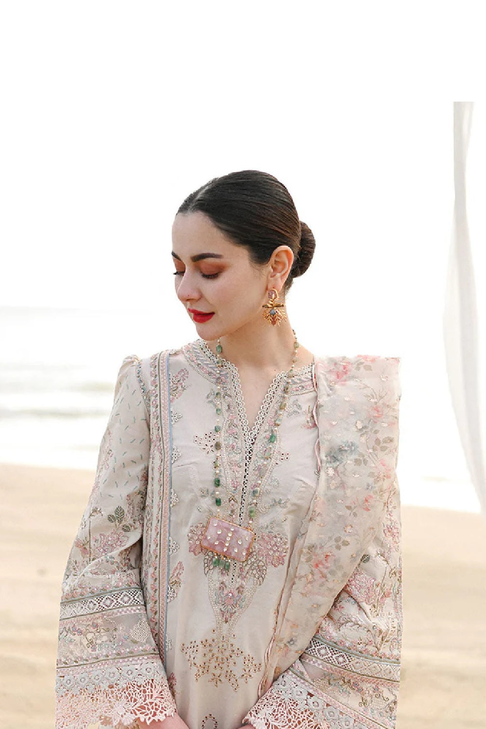 Qalamkar - ساحل LUXURY LAWN - SP-03 - Khansa - TC-464