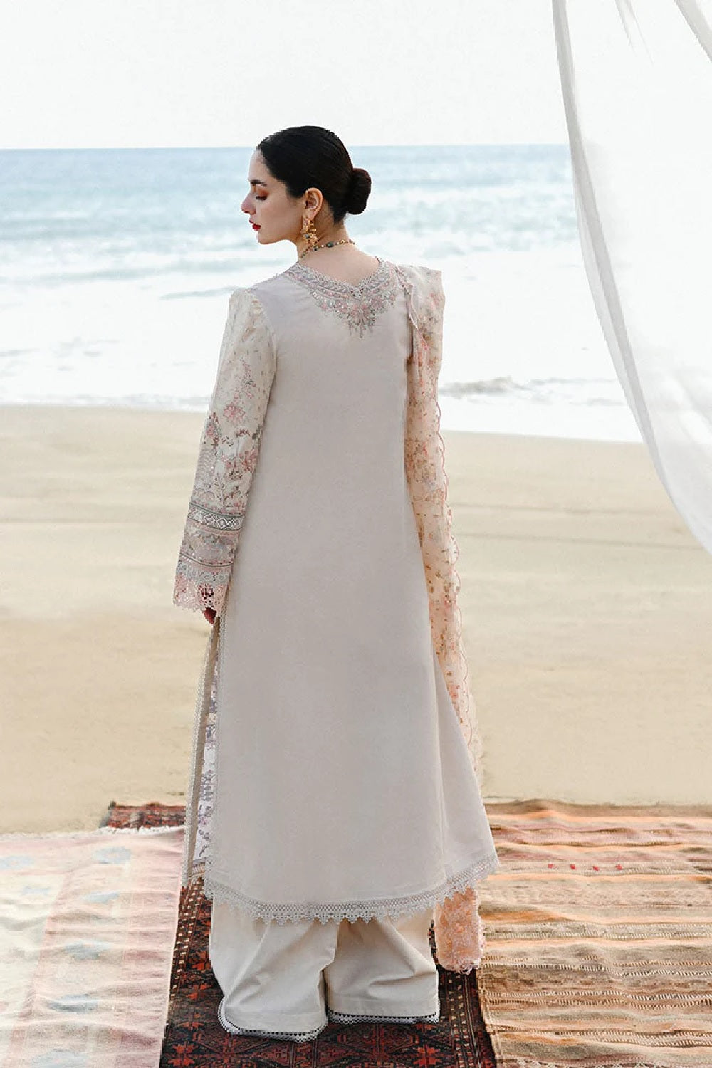 Qalamkar - ساحل LUXURY LAWN - SP-03 - Khansa - TC-464