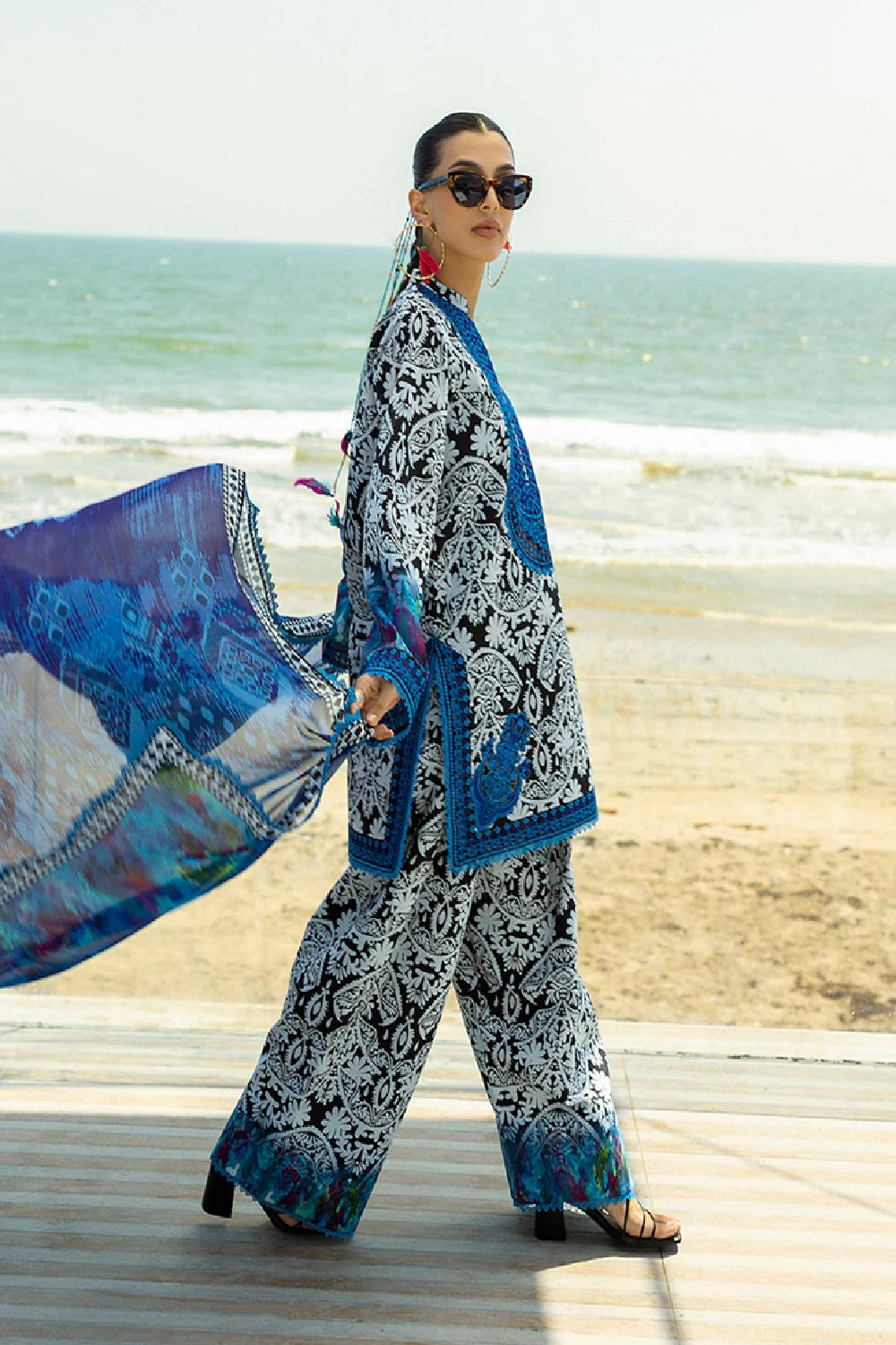 Zainab Chottani Tahra Lawn'25 - BELLA-07-UNS - TC-1336