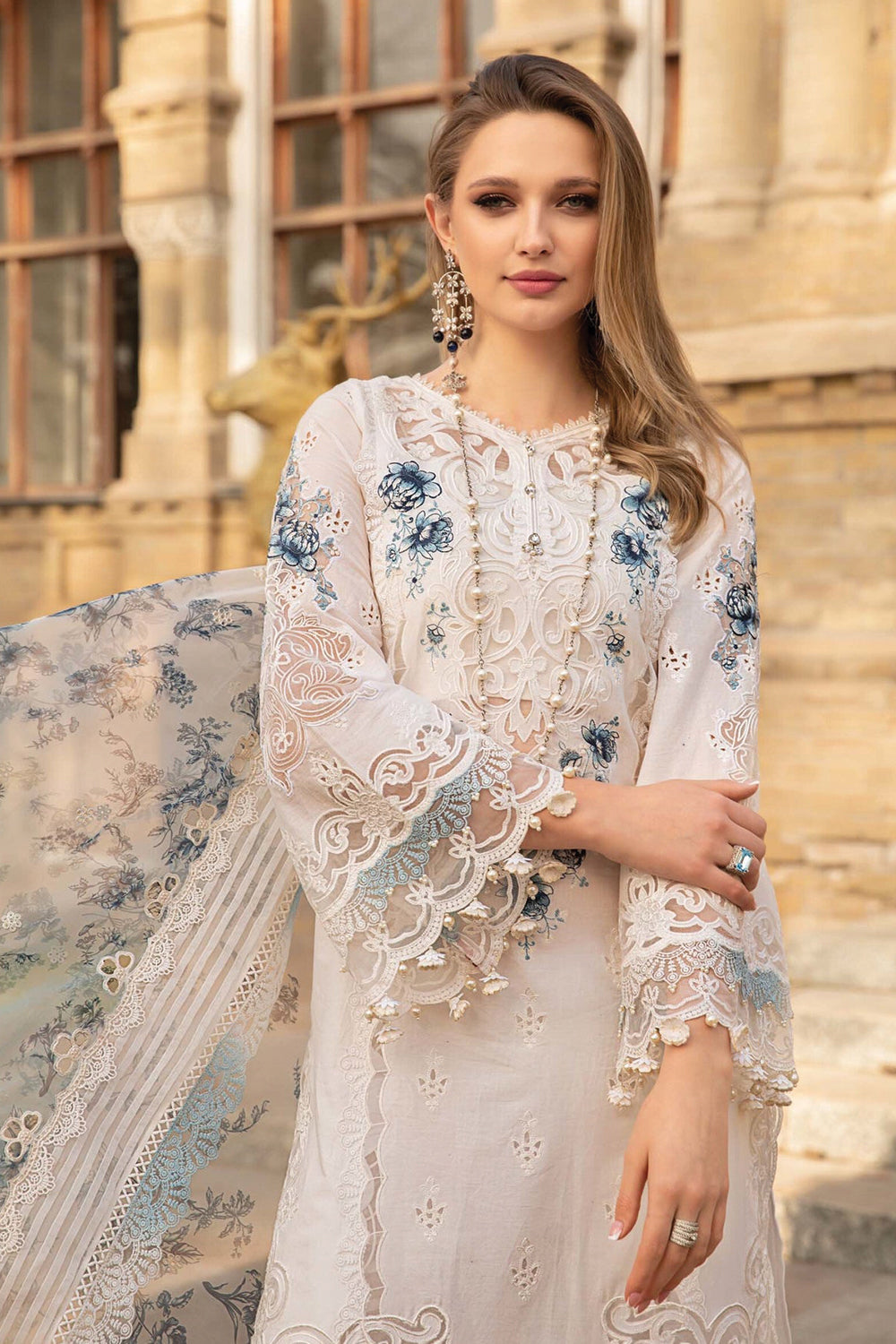 Maria.B Eid Collection Luxury Lawn SS'24 - 15A - TC-335