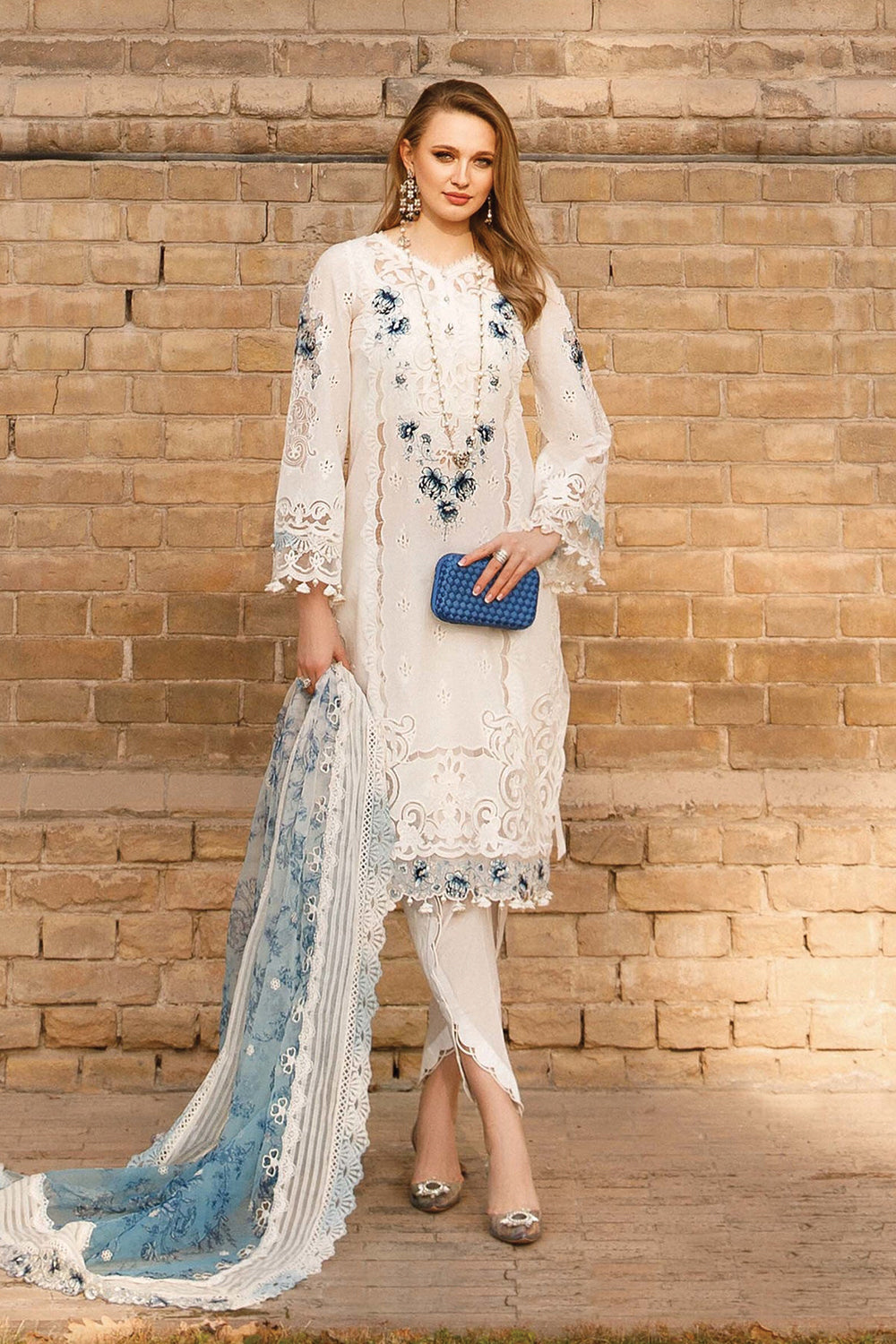 Maria.B Eid Collection Luxury Lawn SS'24 - 15A - TC-335