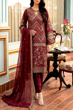 Luxury Handworked Lawn 3PC Stitched Suit – Fancy Designer Edition TC-1611