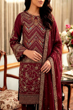 Luxury Handworked Lawn 3PC Stitched Suit – Fancy Designer Edition TC-1611