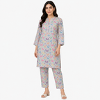 Premium Printed Pure AirJet Lawn 2 Piece Suit | Shirt & Trouser - TC-1677