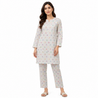 Premium Printed Pure AirJet Lawn 2 Piece Suit | Shirt & Trouser - TC-1681