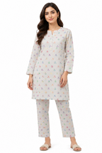 Premium Printed Pure AirJet Lawn 2 Piece Suit | Shirt & Trouser - TC-1681