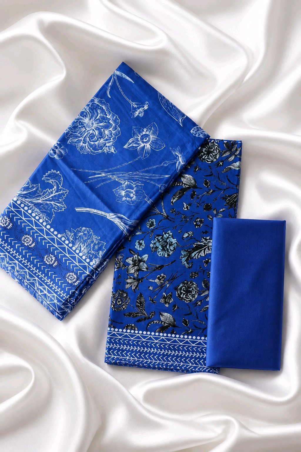 Bin Saeed Premium Printed Pure AirJet Lawn 3 Piece Suit - TC-1715