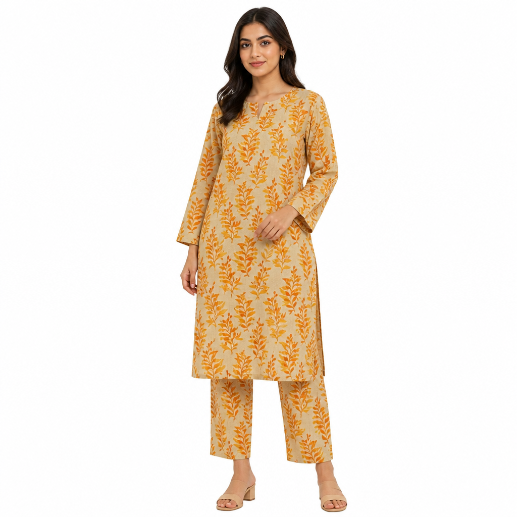 Premium Printed Pure AirJet Lawn 2 Piece Suit | Shirt & Trouser - TC-1686
