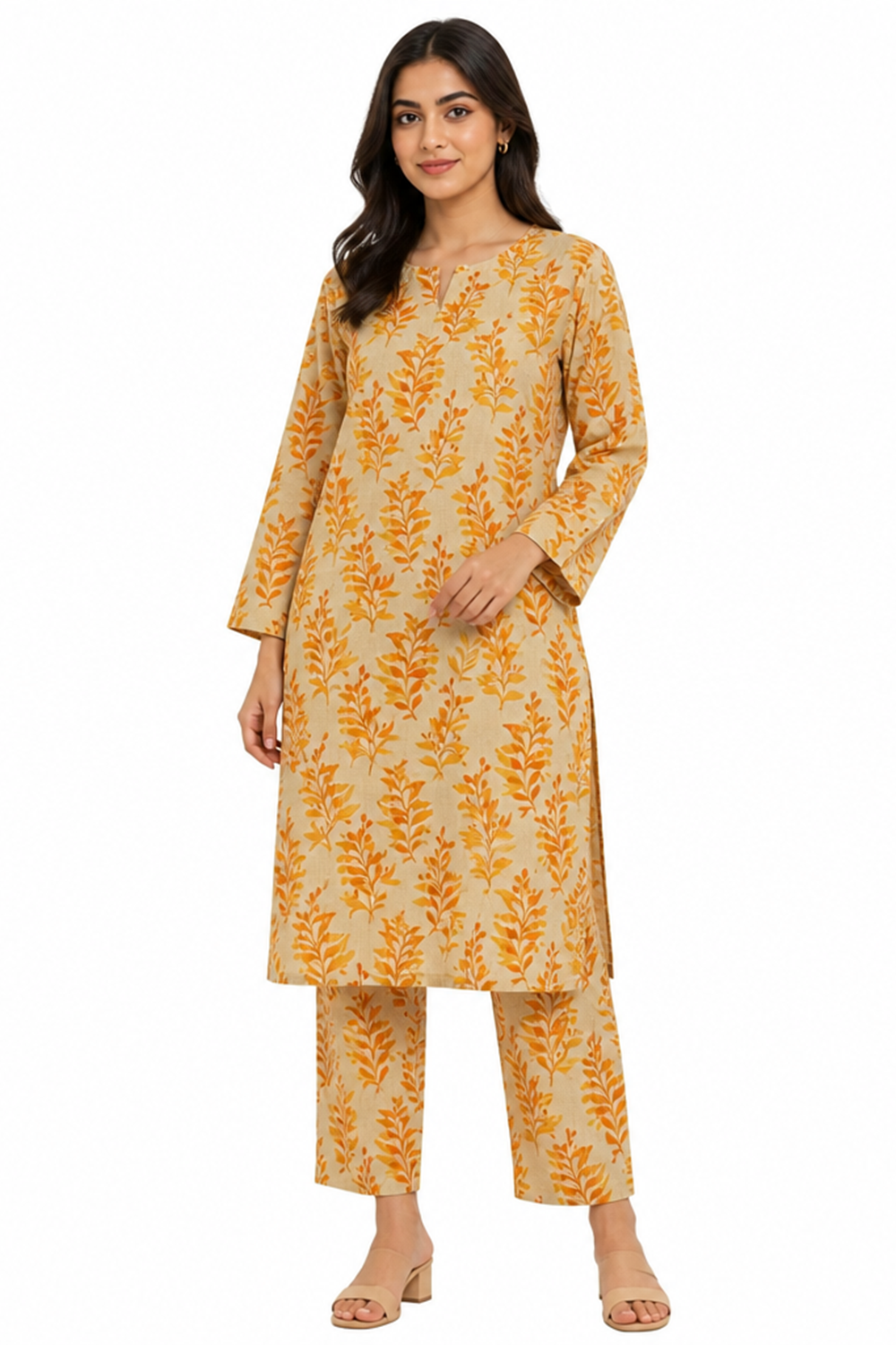 Premium Printed Pure AirJet Lawn 2 Piece Suit | Shirt & Trouser - TC-1686
