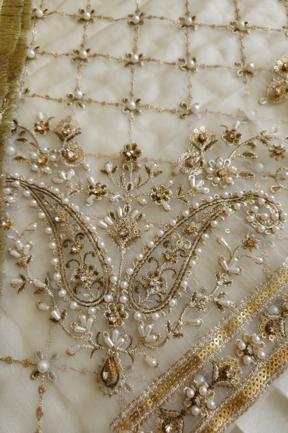 Maria B. Baad-E-Saba M.Couture Vol.6 !! Ivory Gold MC-047 - TC-549