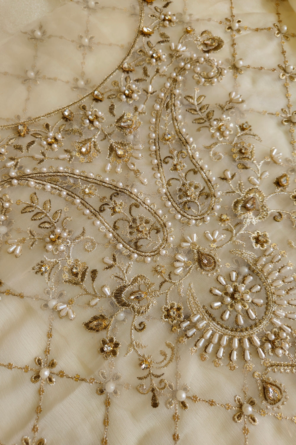 Maria B. Baad-E-Saba M.Couture Vol.6 !! Ivory Gold MC-047 - TC-549