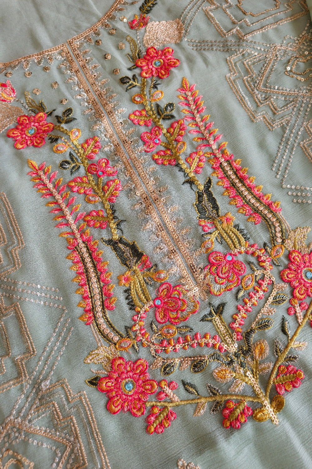 Baroque CHANTELLE Embroidered Chiffon Collection'23 - Capri Sea - CH07-01 - TC-37